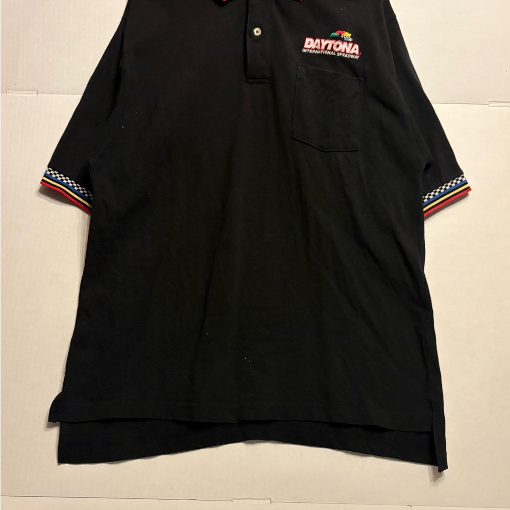 Ultra Dress Collection Black Polo with Colorful Trim